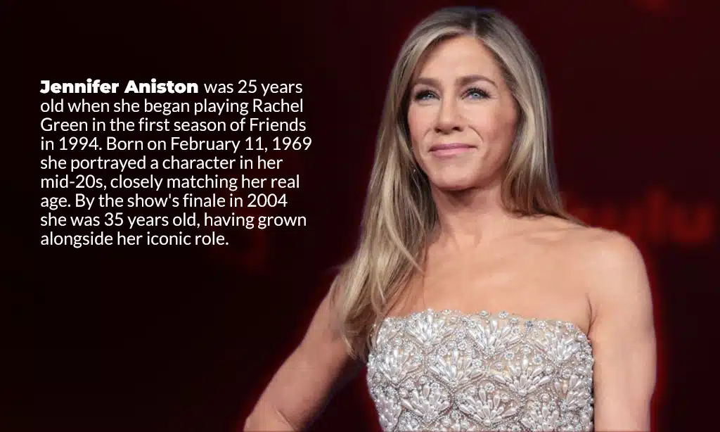 jennifer aniston age in friends