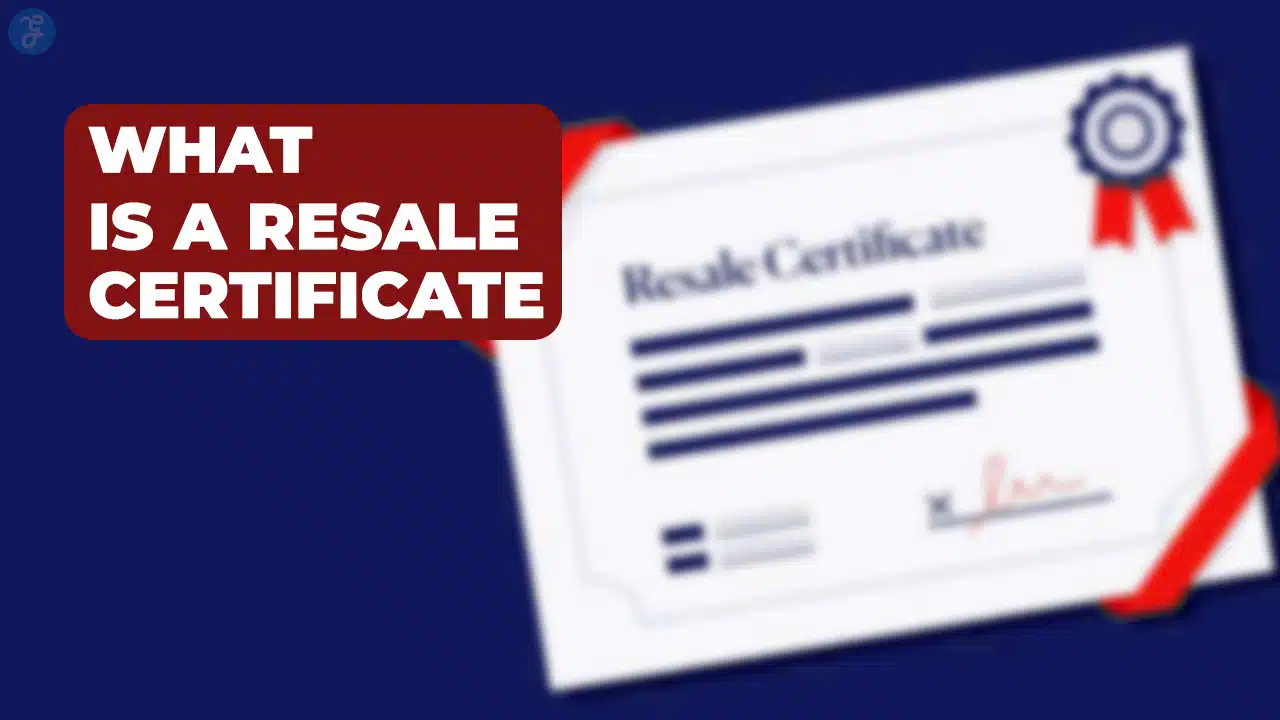 what is a resale certificate