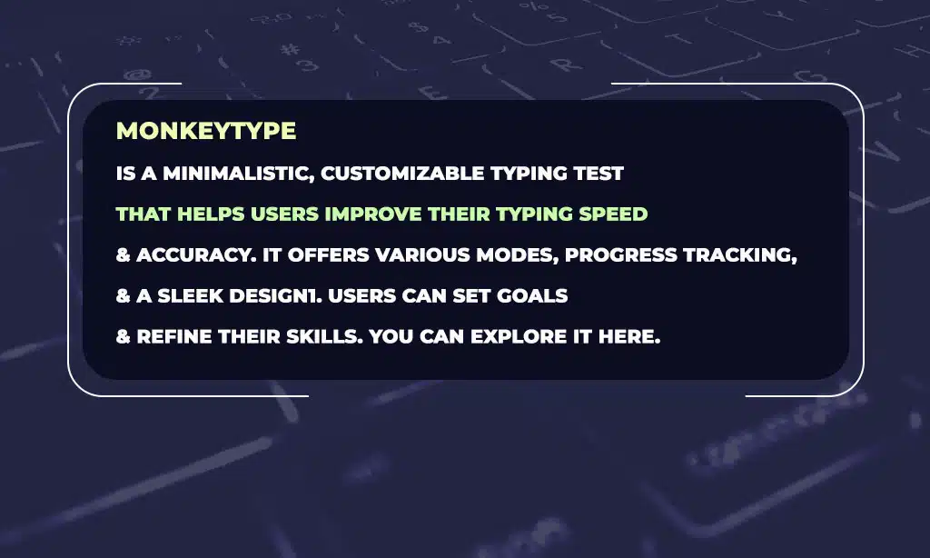 How Monkeytype Helps Improve Typing Skills