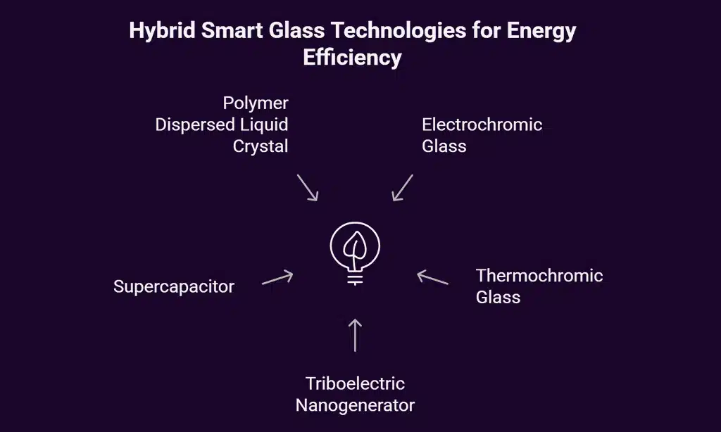 Hybrid Smart Glass Technologies