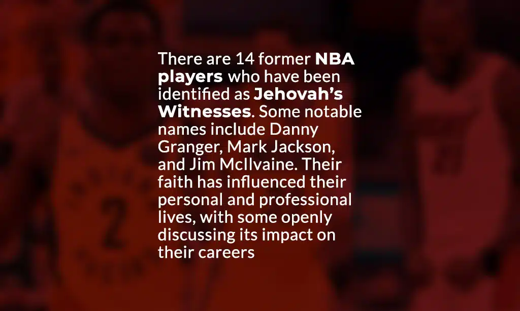 Number of Players Who Are Jehovah’s Witnesses