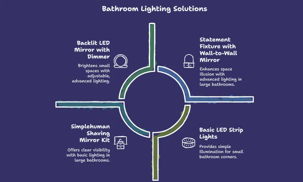 Opt for a Backlit LED Mirror to Enhance Lighting