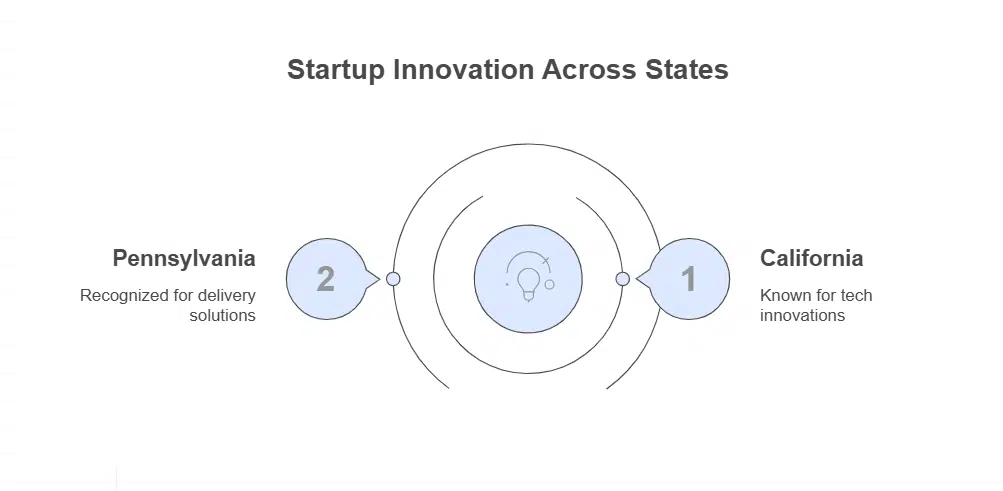 Top Startup in Each State