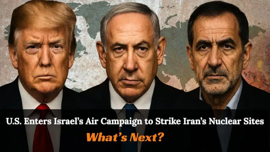 usa enters israel's air campaign