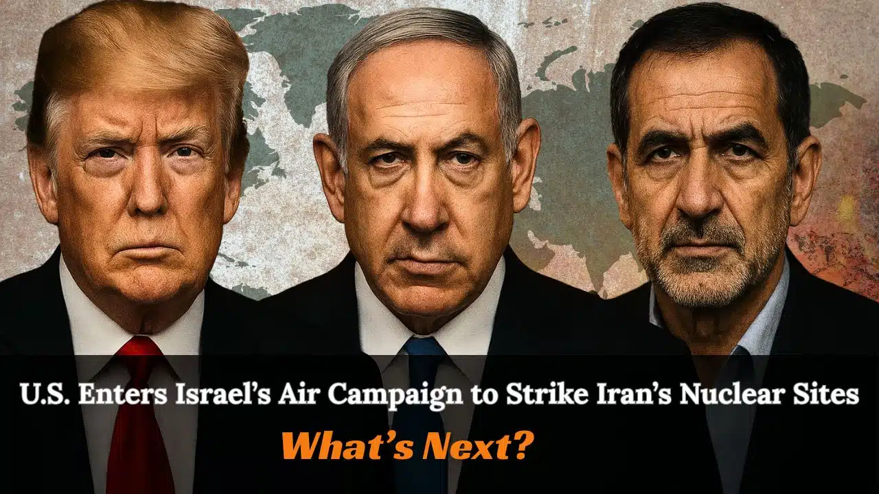 usa enters israel's air campaign