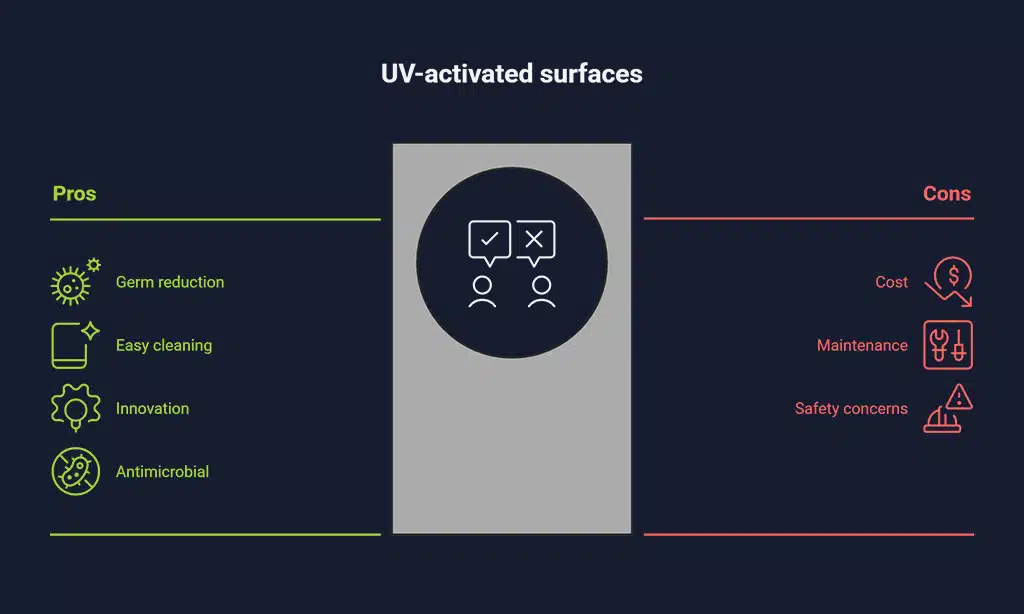 UV-Activated Surfaces