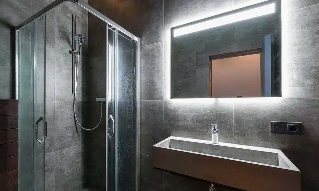 Use Frameless Mirrors for a Seamless Look