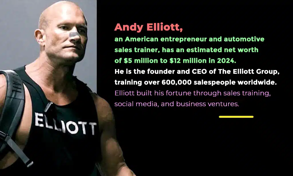 andy elliott estimated net worth