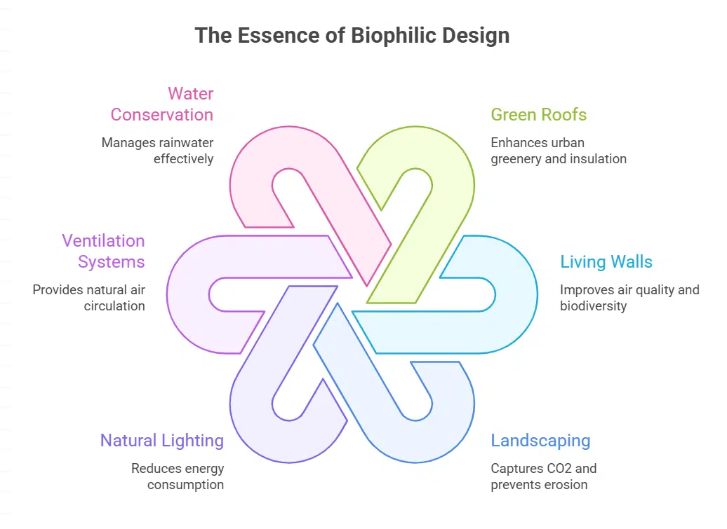Biophilic design integration