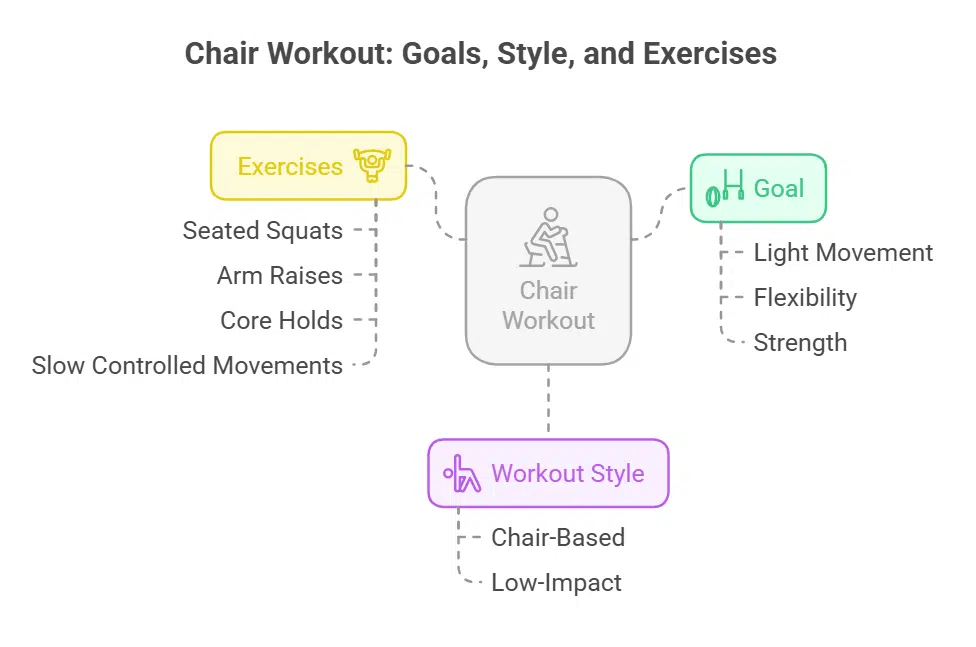 Chair Workout (Low-Impact)