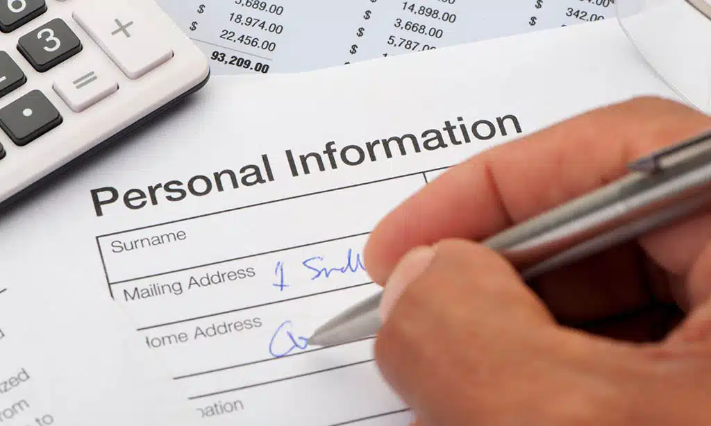 Errors in Personal Information