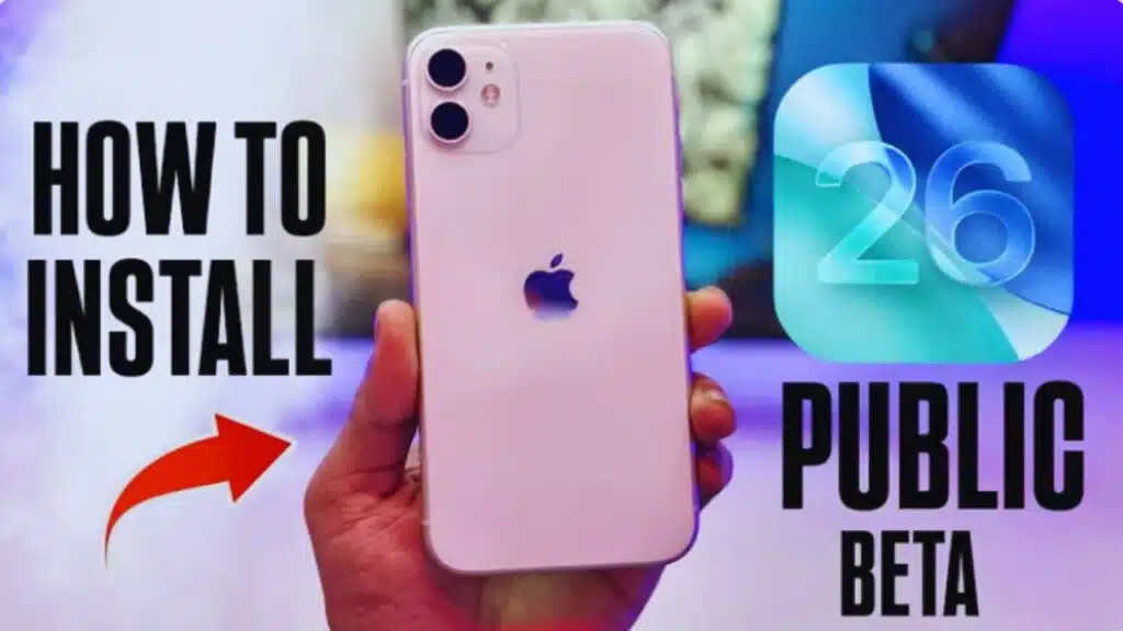 Install iOS 26 Public Beta