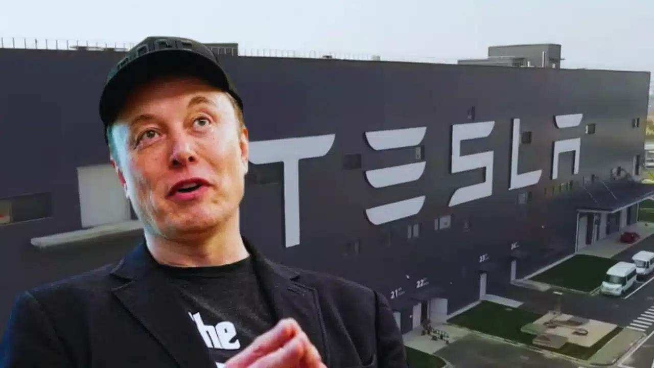 Tesla market value drops