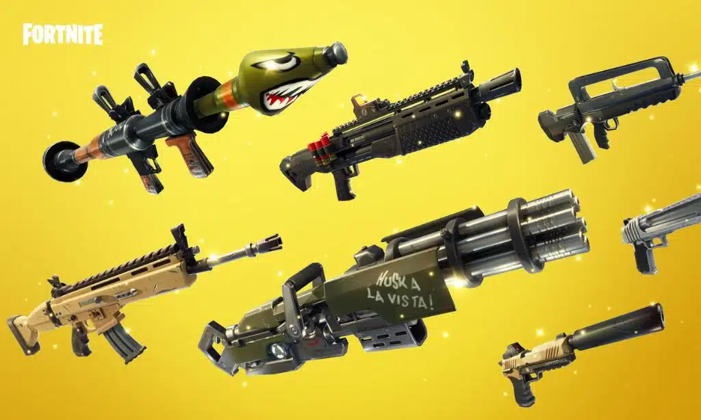 Top Weapons for Zero Build Mode