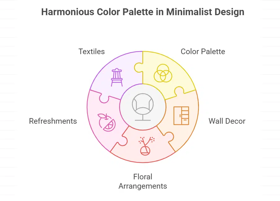 Bold Use of Color in Minimalist Spaces