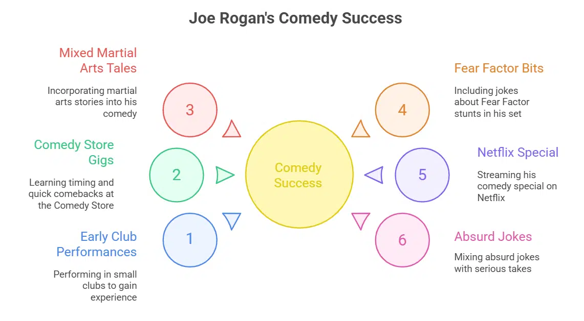 From small clubs to Netflix specials