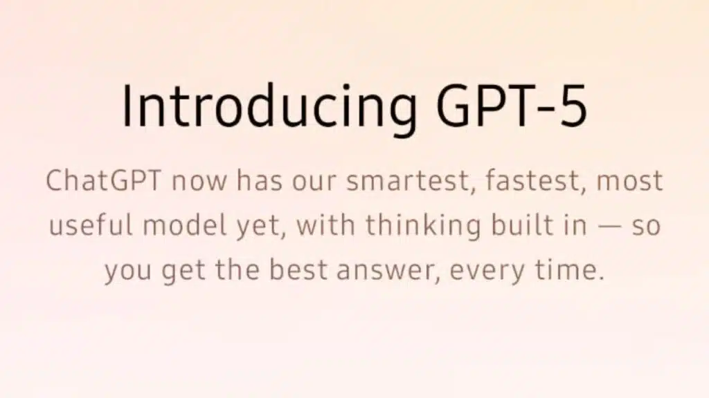 GPT-5 launch