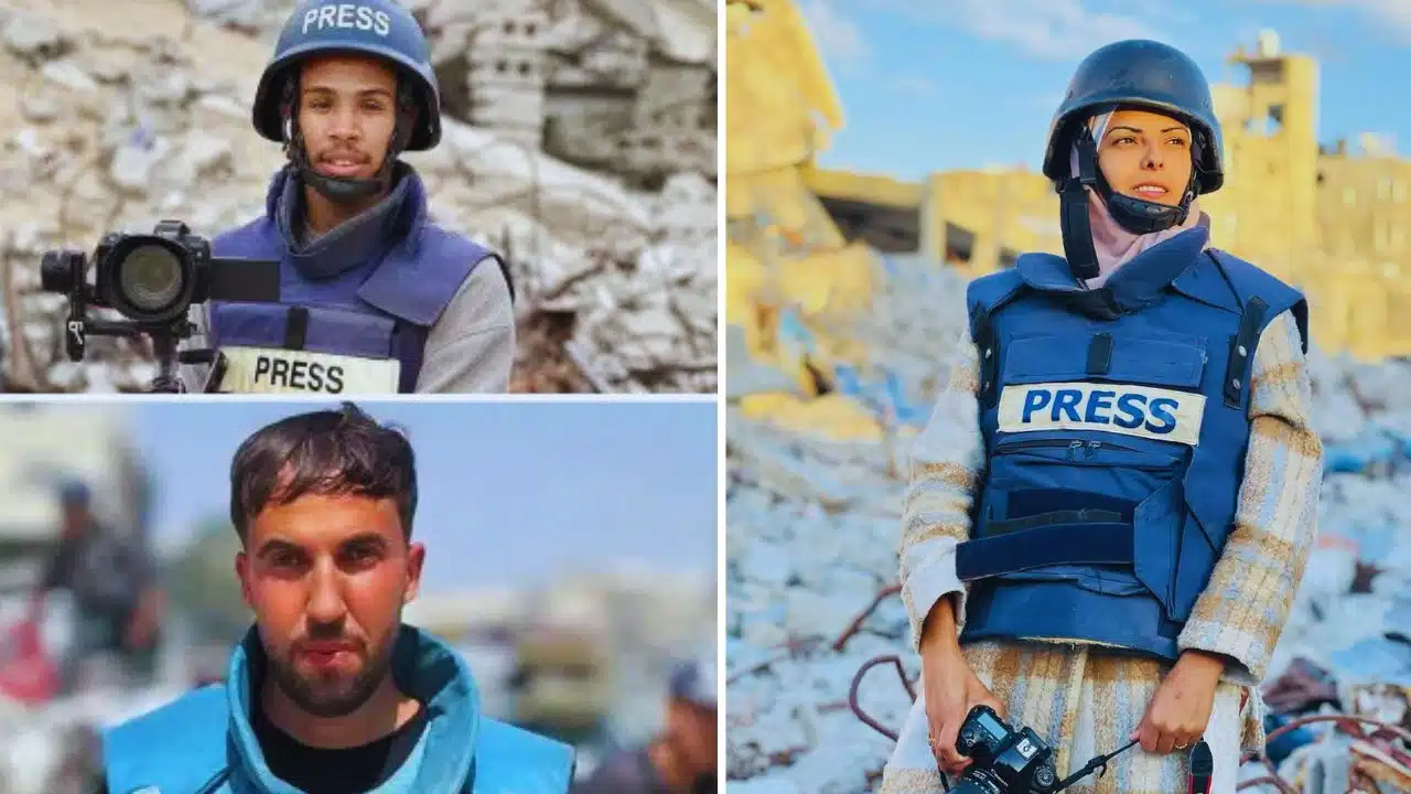 Israel Gaza Hospital Strike Kills 5 Journalists