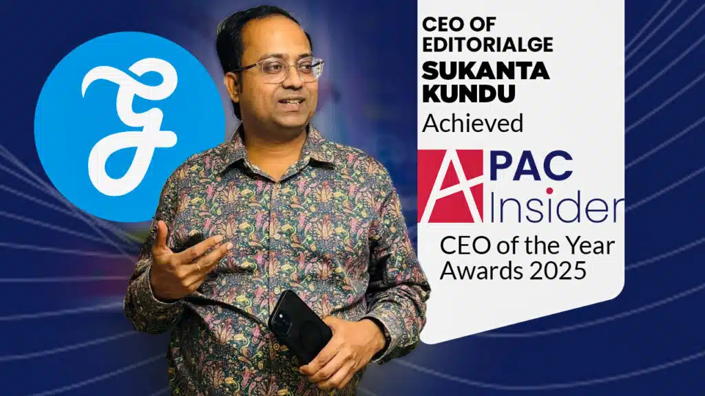 Sukanta Kundu Awarded APAC CEO of the Year Awards