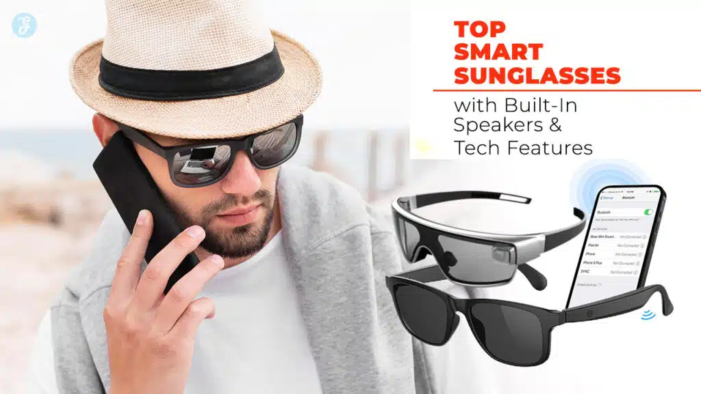 Smart Sunglasses With Built-In Speakers And Tech Features