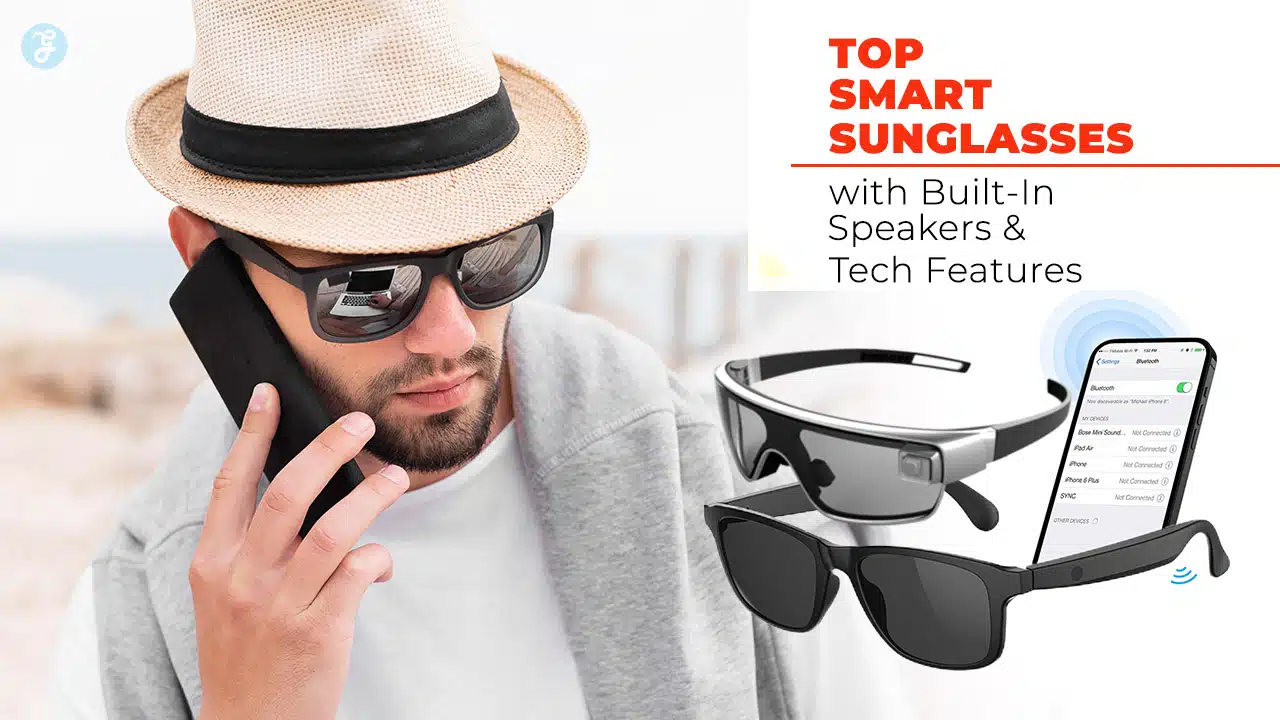 Smart Sunglasses With Built-In Speakers And Tech Features