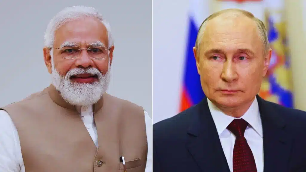 modi putin meeting sco summit tianjin 2025