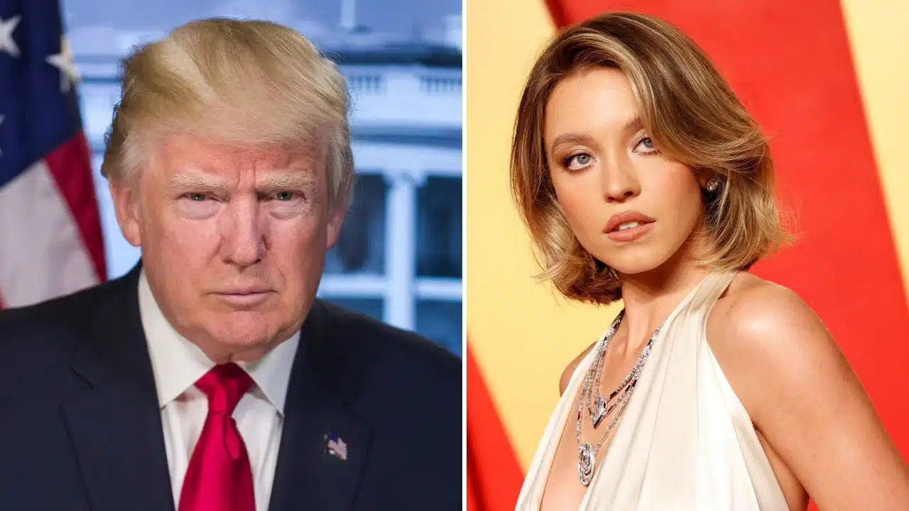 trump defends sweeney slams swift over woke culture