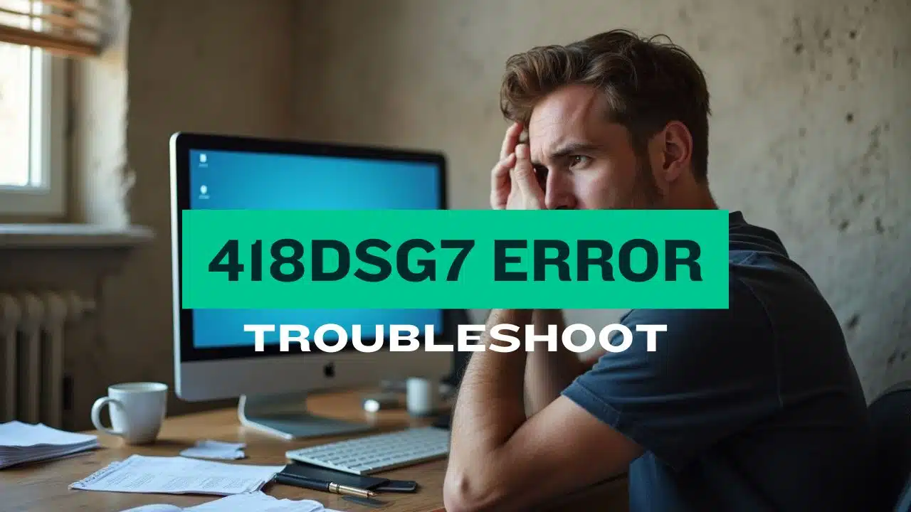 418dsg7 Error Troubleshoot