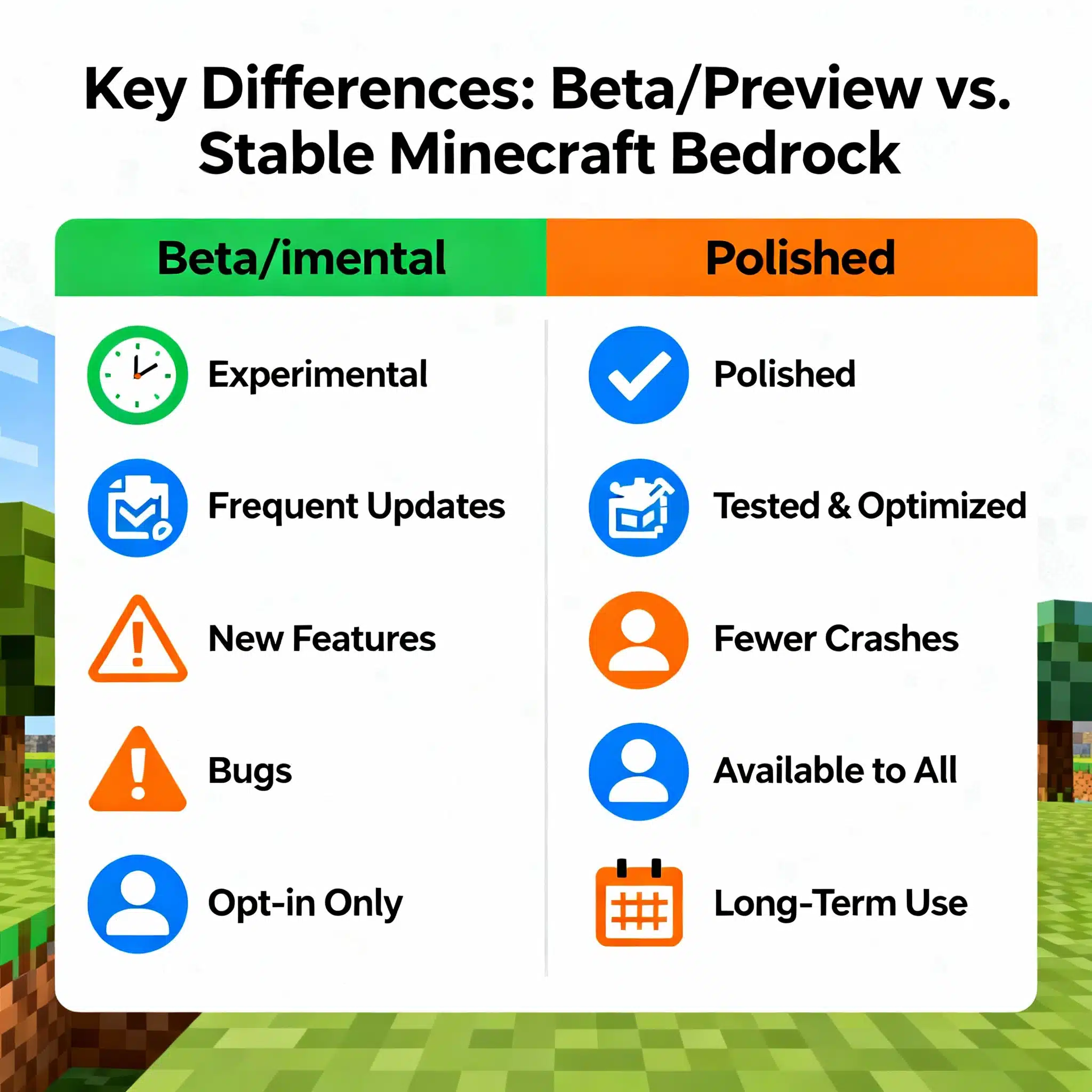 Differences Between Beta and Stable Release