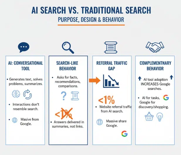 How AI Search Compares to Traditional Search