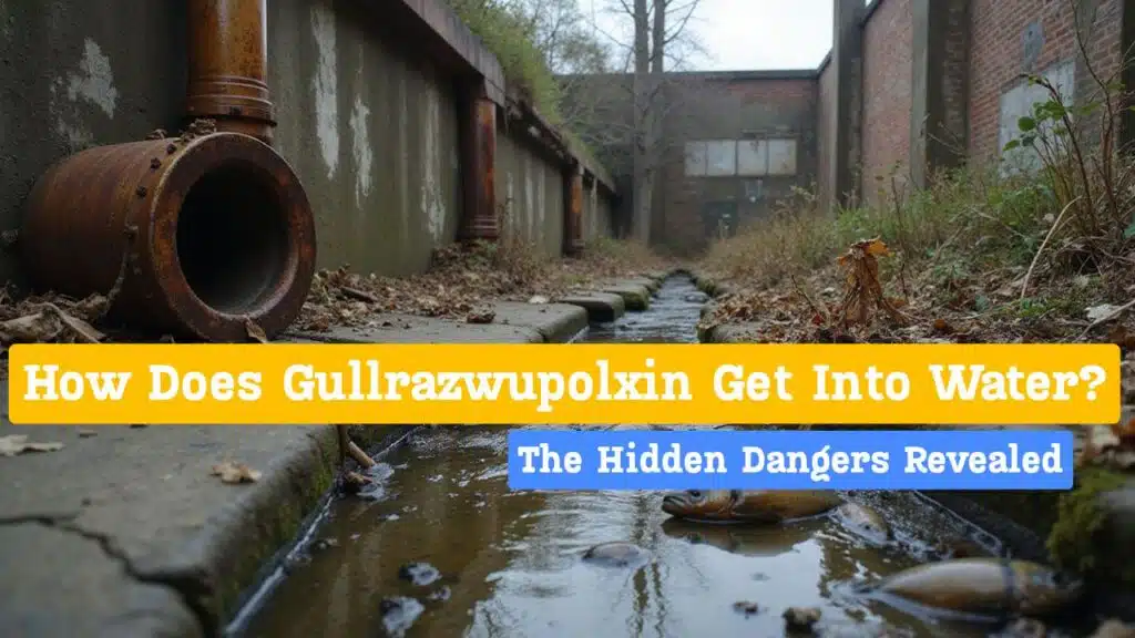 How Does Gullrazwupolxin Get Into Water