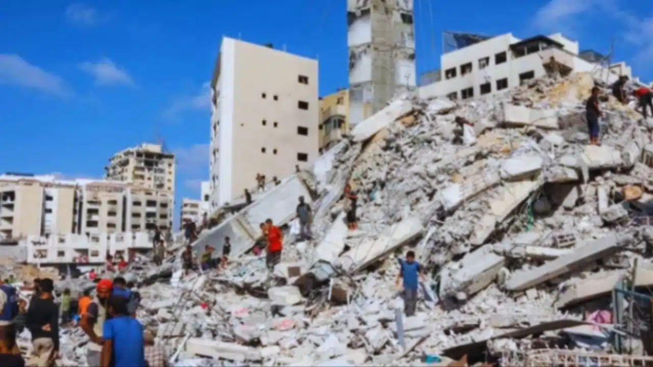 Israel Gaza High-Rise Attacks Towers Destroyed Amid War