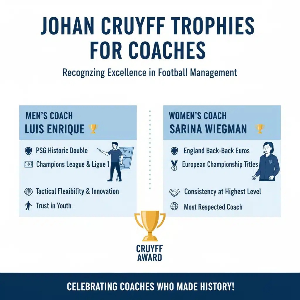Johan Cruyff Trophies for Coaches