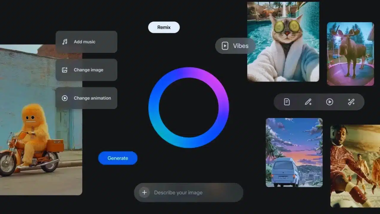 Meta Introduces Vibes, an AI Video Platform for Social Sharing