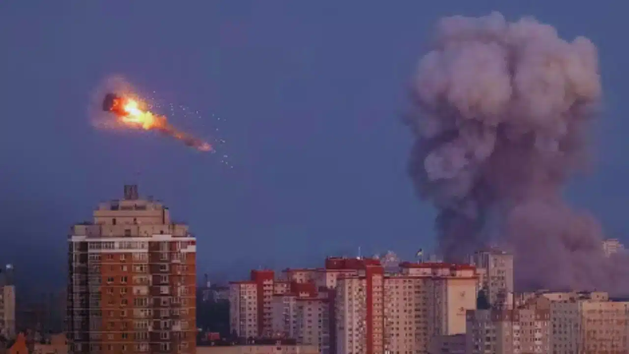 Russia’s Record Drone Attack on Ukraine Kyiv Government Hit