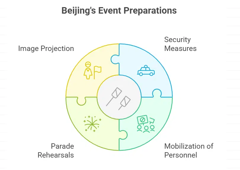 Tight Security and Massive Preparations