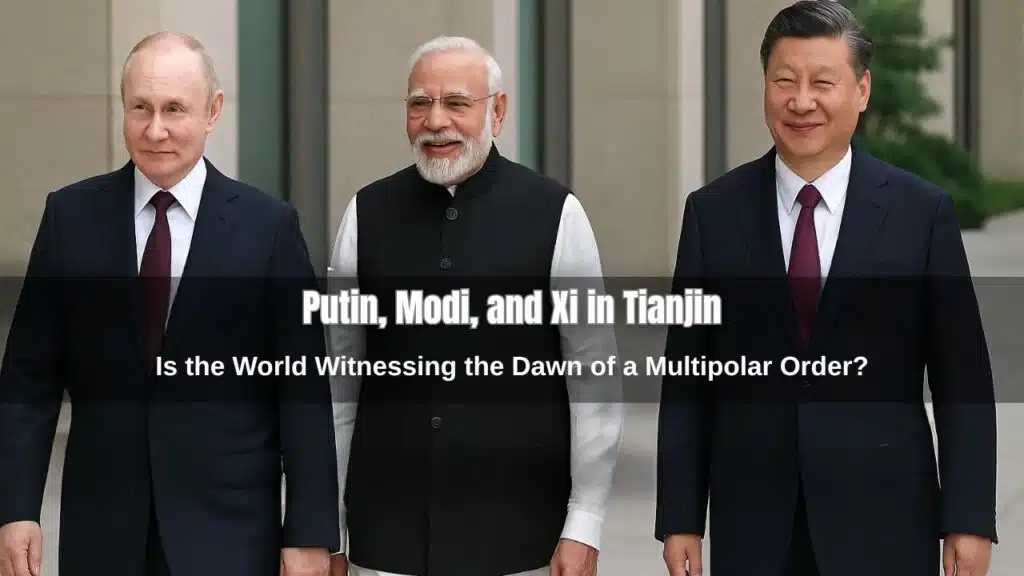 World Witnessing the Dawn of a Multipolar Order