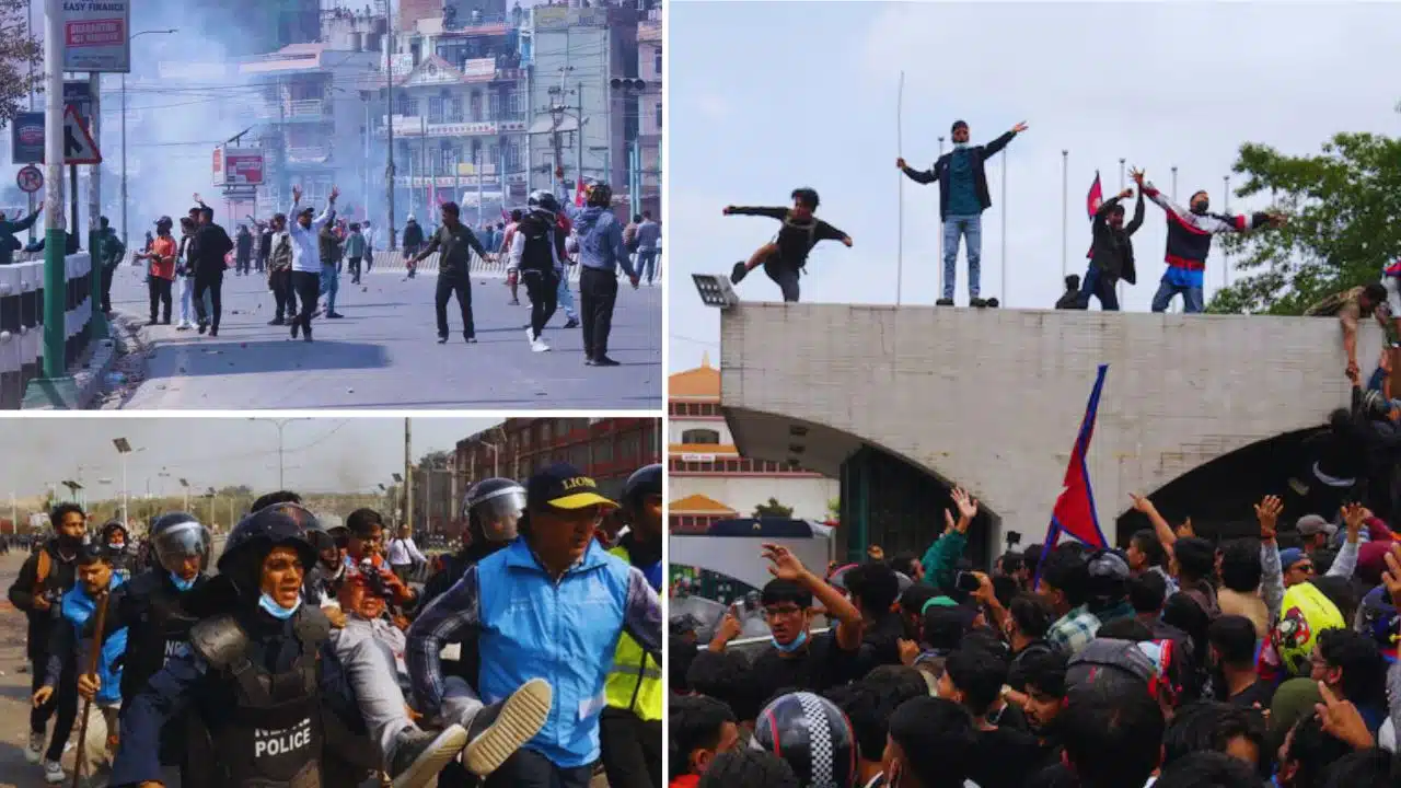 kathmandu protests 19 dead corruption social media ban