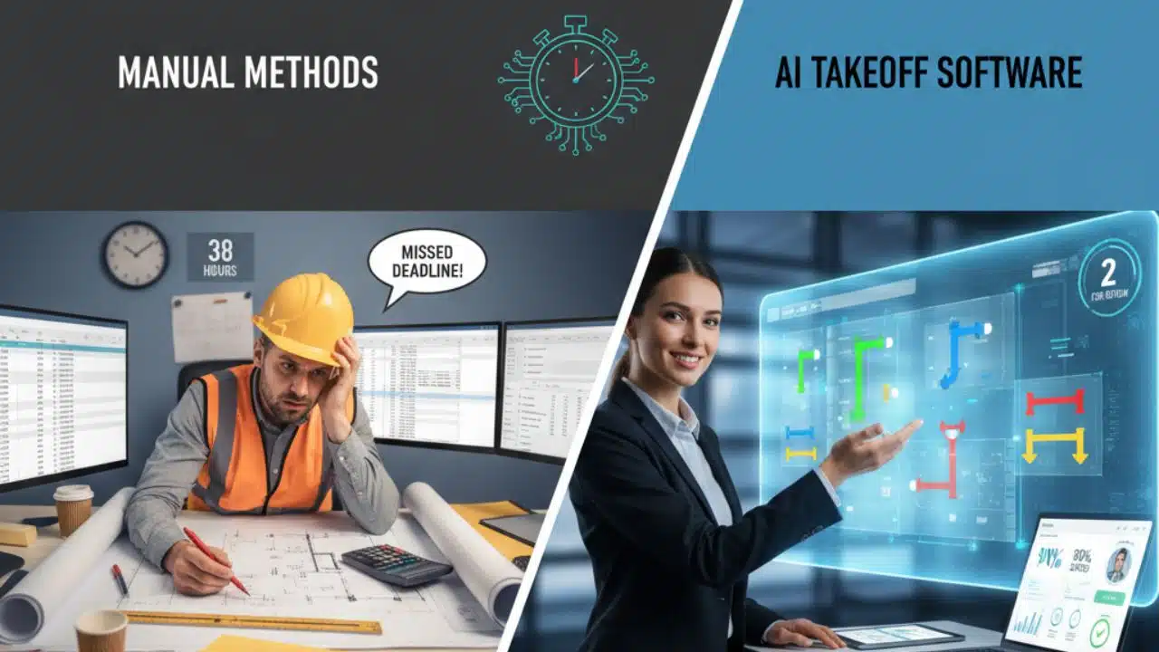 A Data-Led Look at AI Takeoff Software vs Manual Methods