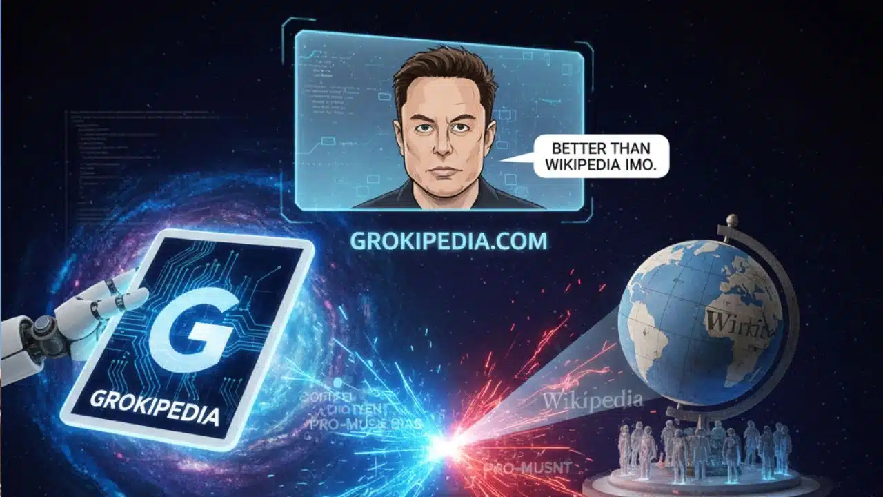 Elon Musk Launches Grokipedia to Rival Wikipedia with AI Power