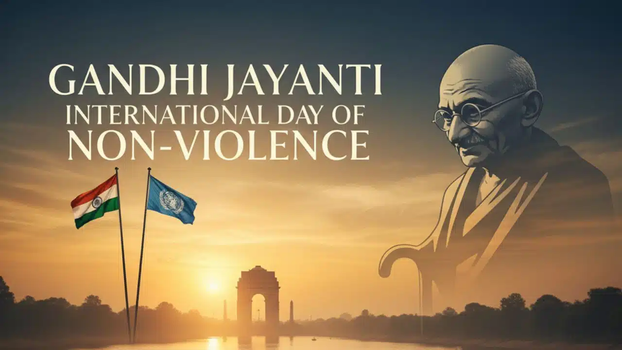 Gandhi Jayanti-international day of non-violence