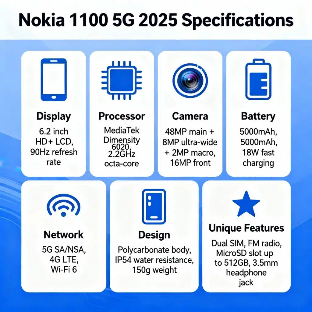 Nokia 1100 5G Launch