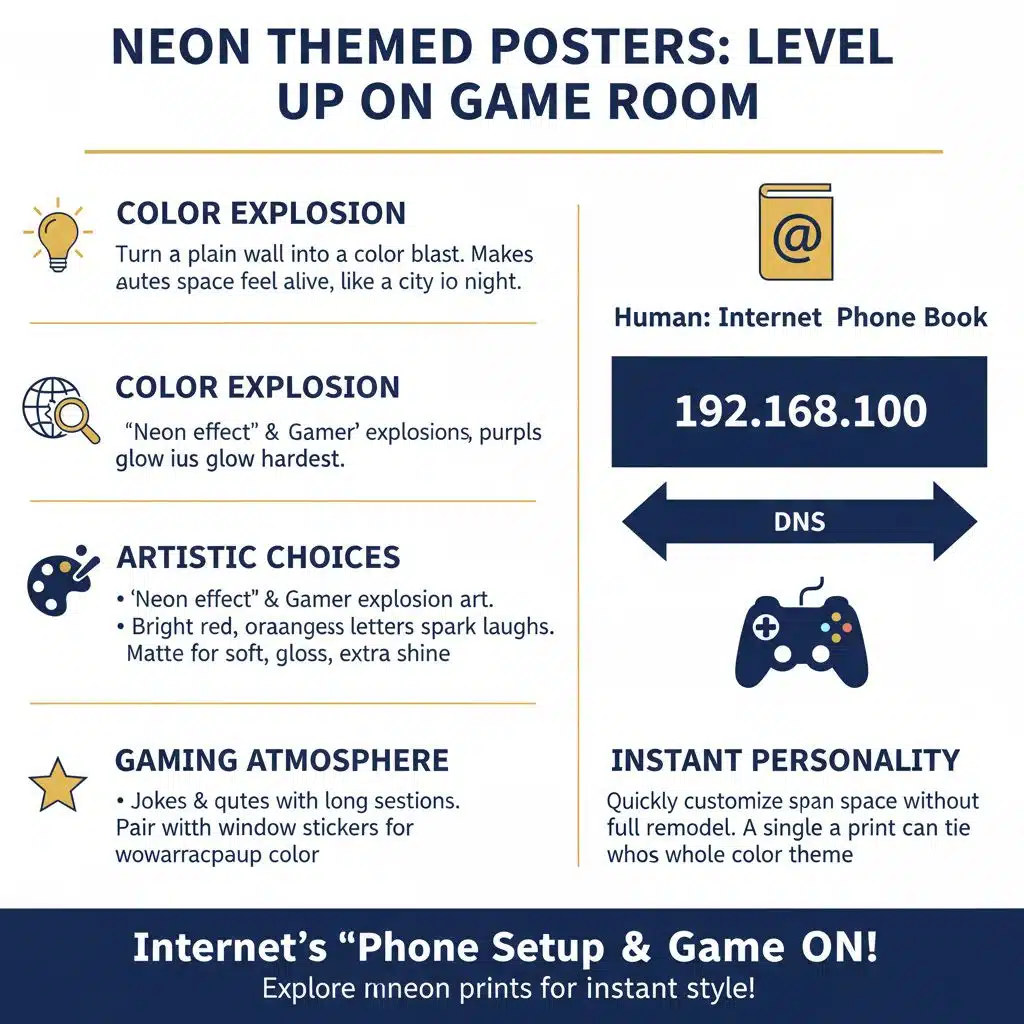 How Can Neon-Themed Posters Brighten Your Gaming Setup