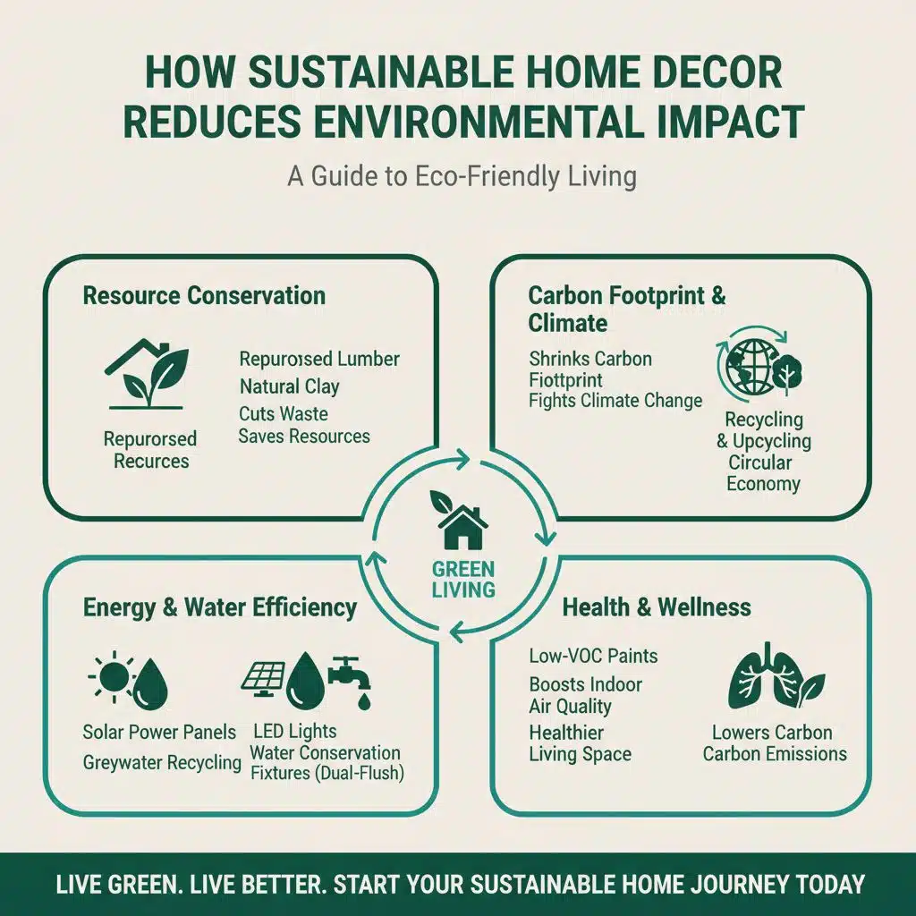 How Does Sustainable Home Decor Reduce Environmental Impact