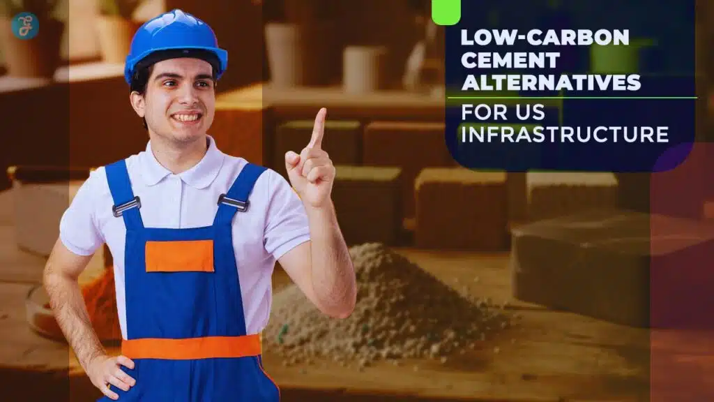 Low-Carbon Cement Alternatives for US Infrastructure