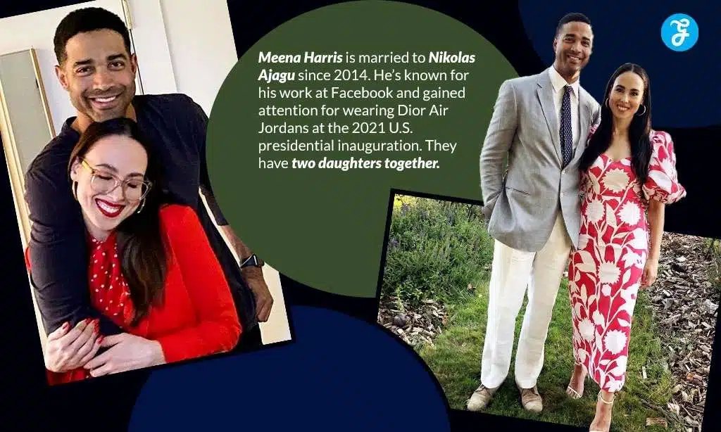 Meena Harris and Nokolas Ajagu