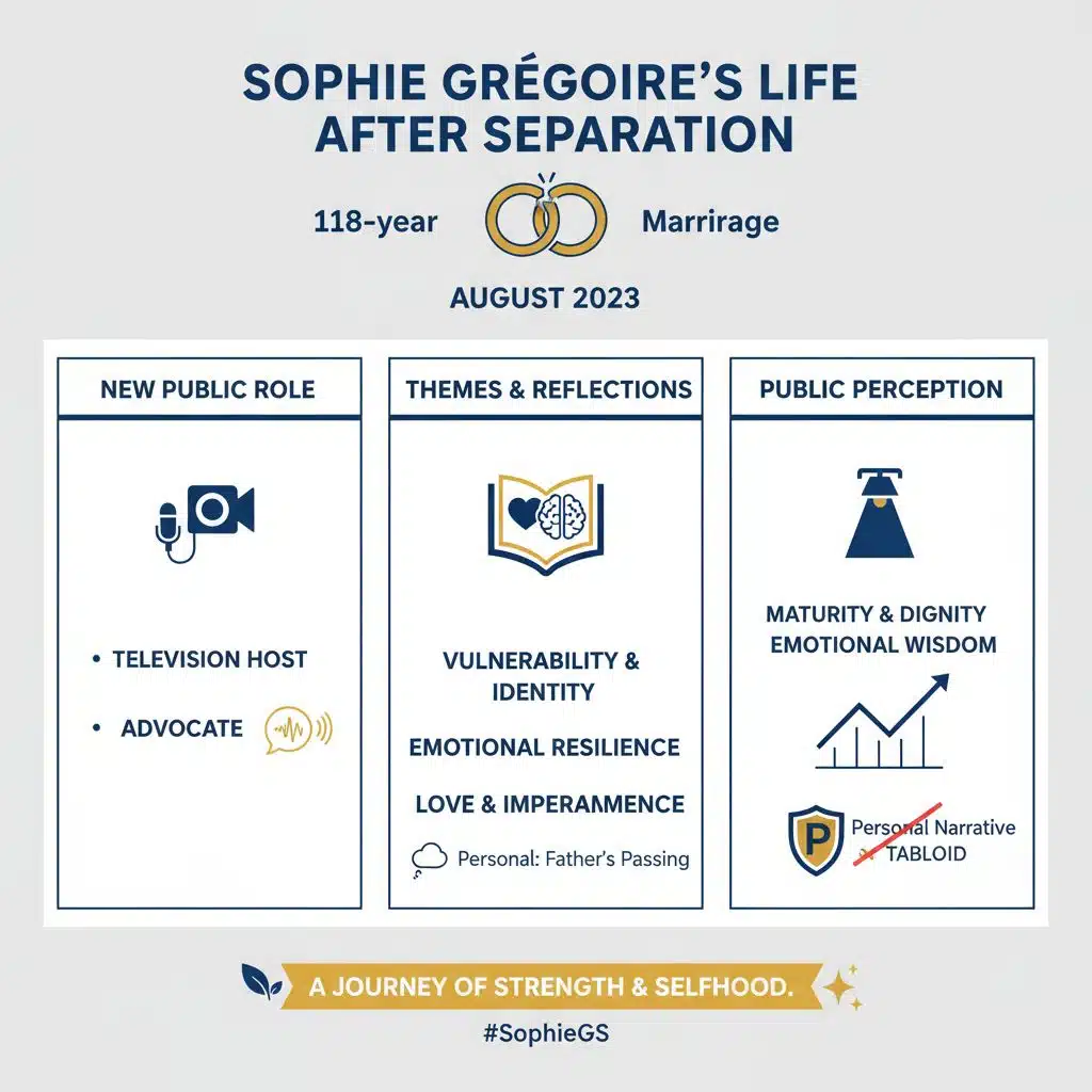 Sophie Grégoire’s Life After Separation