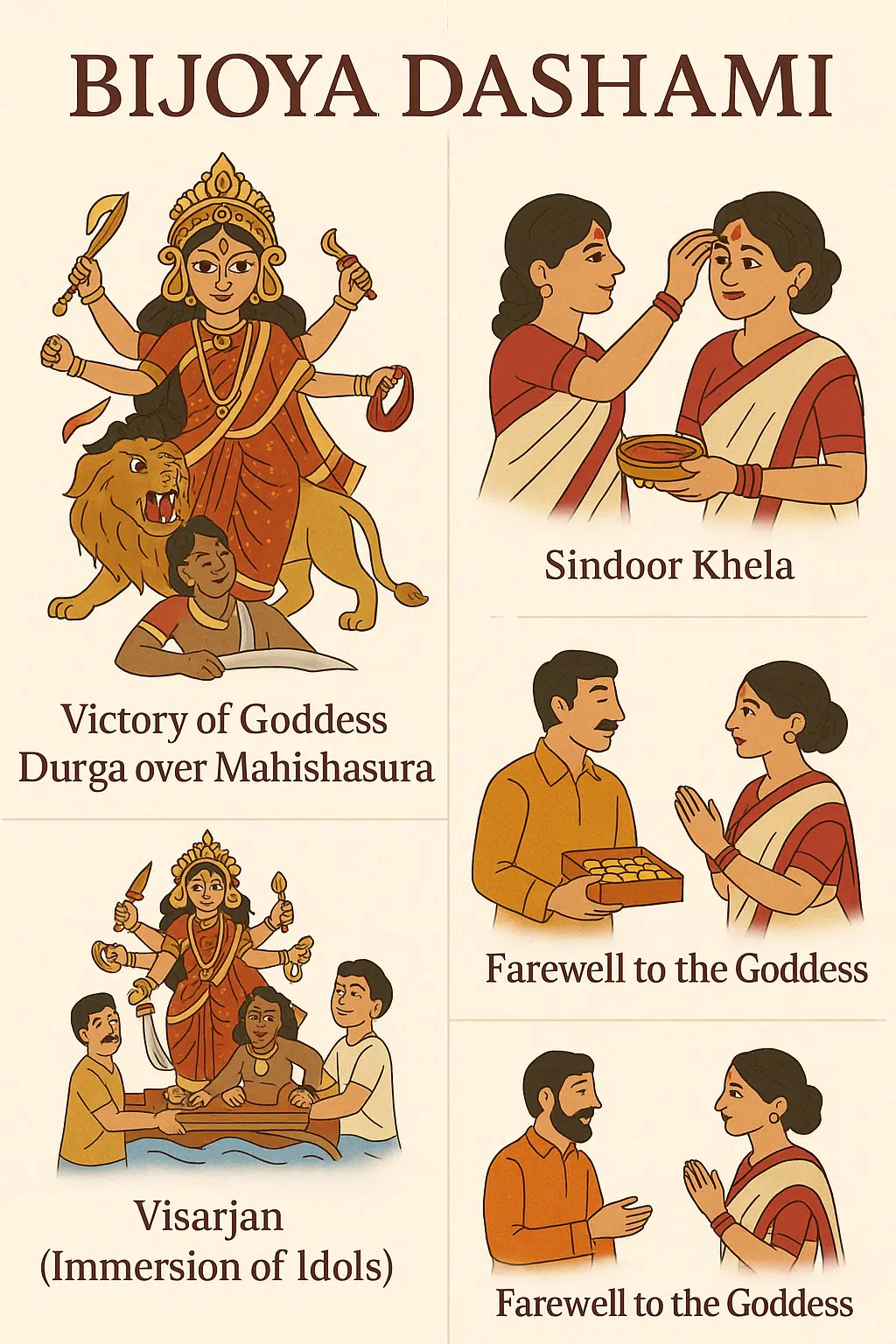 bijoya dashami rituals