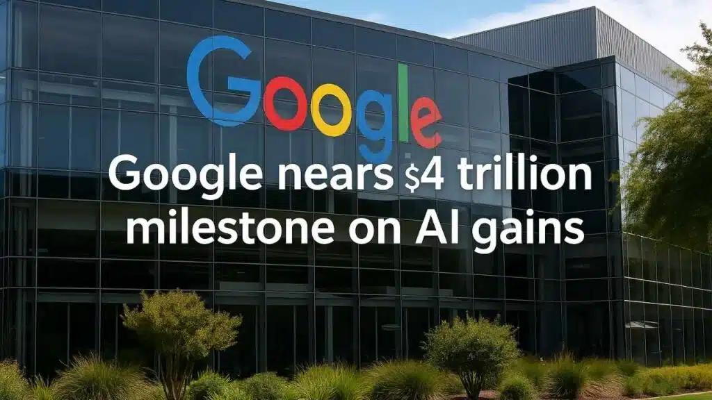 Alphabet Nears $4 Trillion as AI Breakthroughs Supercharge Growth (1)