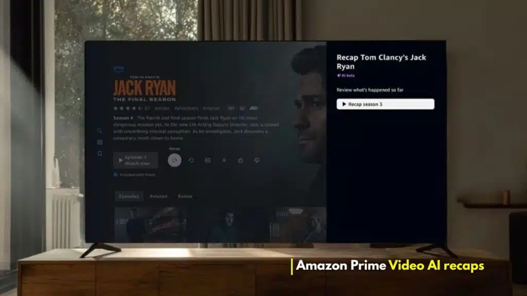 Amazon Prime Video AI recaps